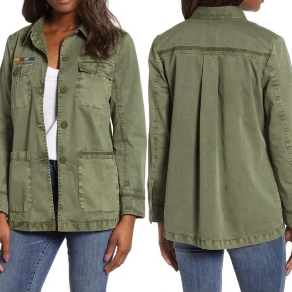 Caslon Olive Green Utility Jacket